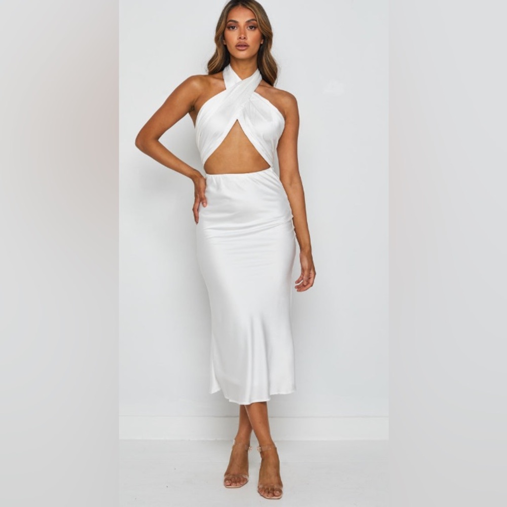 White dress for bridal shower
